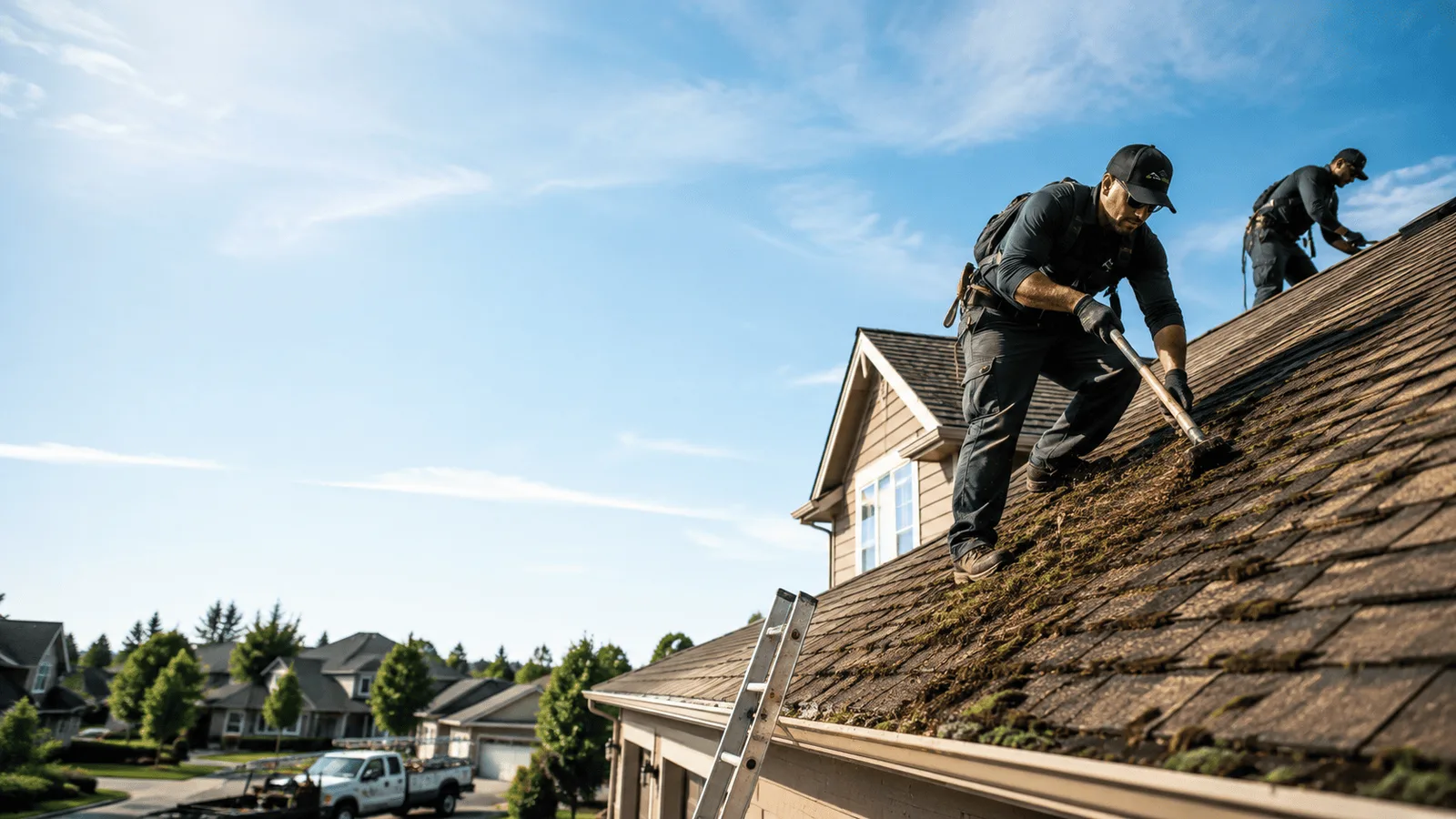 Roof Moss Removal in Ojibwa, WI near me